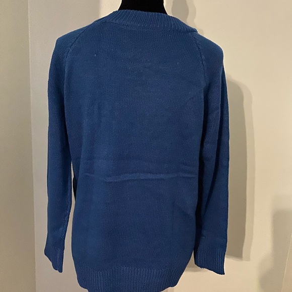 LAST‼️ Heart Sweater- Blue - Picture 4 of 9